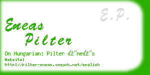 eneas pilter business card